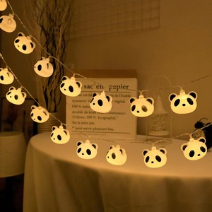 LED Panda Light String Cute Animal <span class=keywords><strong>Modeling</strong></span> Light String Decoración de la habitación de los niños Ambiente de vacaciones Luces de color - Product Image 3