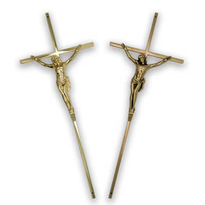 Tabut haç ve çapraz tarafından döküm metal İsa ve mesih 8010 - Product Image 1