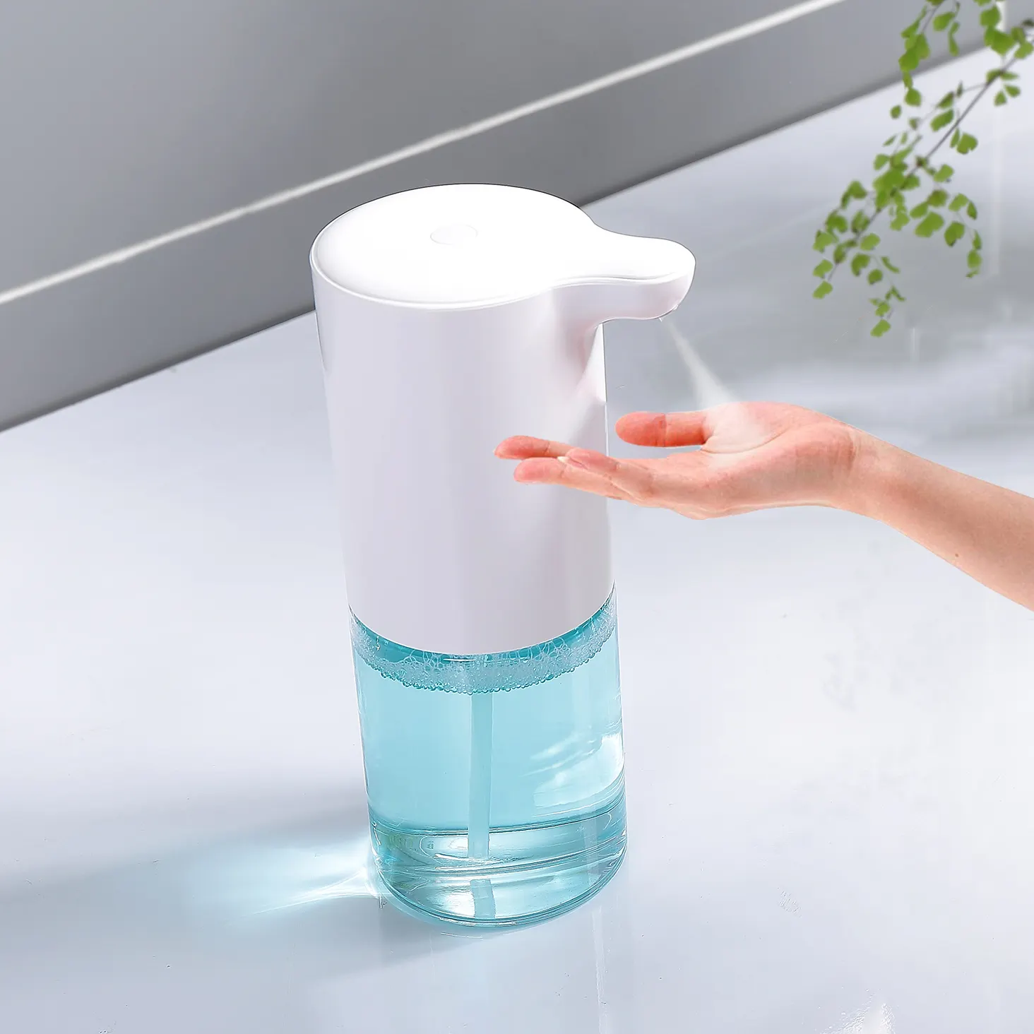 Dispenser automatico di sapone con sensore disinfettante touchless disinfettante liquido antischiuma a mano da 320ml 500ml