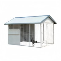 Grand poulailler extérieur Winning Cage, abri de volaille rural, cage en acier au carbone étanche à la pluie, conception anti-évasion, isolée pour les canards