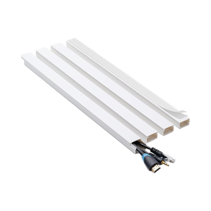 <span class=keywords><strong>Cache</strong></span>-câbles <span class=keywords><strong>mural</strong></span> en PVC <span class=keywords><strong>blanc</strong></span> ignifuge pour téléviseur, gaines de câbles, gestion des fils, <span class=keywords><strong>cache</strong></span>-câbles pour peinture murale - Product Image 1