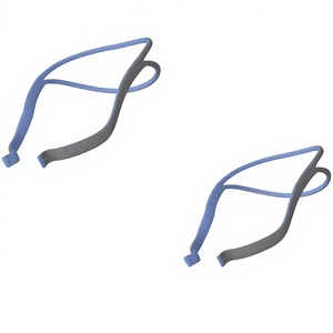 Sangle de fixation CPAP à 2 clips de remplacement pour <span class=keywords><strong>masques</strong></span> <span class=keywords><strong>ResMed</strong></span> P10/AirFit P10 et <span class=keywords><strong>masques</strong></span> à coussinets nasaux - Product Image 1