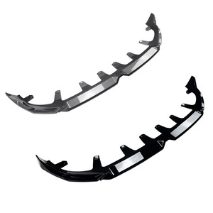 Bmw X3 G45 2025+ Front Bumper Lip Splitter Piano Black Carbon Fiber Texture Abs Material For Car Body Kit - Product Image 5