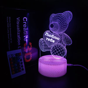 2025 क्रिसमस की हॉट सेलिंग 3 डी बेसबॉल टोपी नाइट लाइट के नेतृत्व में 3 डी लैंप का नेतृत्व किया - Product Image 6