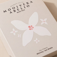 Mooivera Abelio, 10 Piezas, Productos Coreanos Herbales Veganos Halal para Piel Sensible y Grasa, Blanqueadores, Antienvejecimiento, Revitalizantes, Hidratantes, Tamaño Viaje