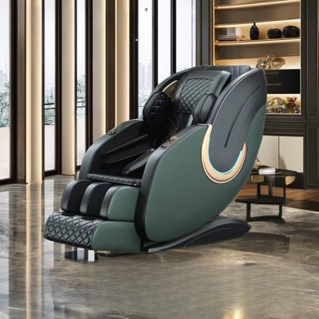 Chinese Smart Vending Commercial Coin PU Leather Massage Chair 4D 8D Zero Gravity System Infrared Physiotherapy Full Body