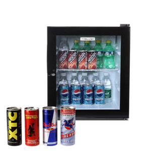 Hete Verkoop Groothandel <span class=keywords><strong>40</strong></span> Liter Vriezer Drankkoeler Aanrecht Vorstvrij Afsluitbare Glazen Deur <span class=keywords><strong>Mini</strong></span> Koelkast - Product Image 2