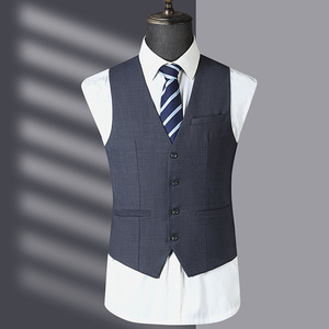 Abito da Uomo Tre Pezzi di Alta Gamma con Design Personalizzato, Texture Delicata, Stile Business alla Moda, Smoking Monopetto - Product Image 5