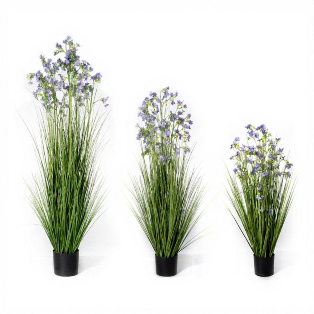 pianta in vaso con fiore profumato viola-bacino stereo