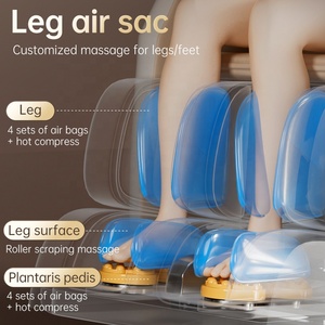 Fauteuil de massage Leercon de haute qualité, massage du cou, des fesses, du dos, prix, fauteuil inclinable complet, fauteuil de massage électrique pliable - Product Image 4