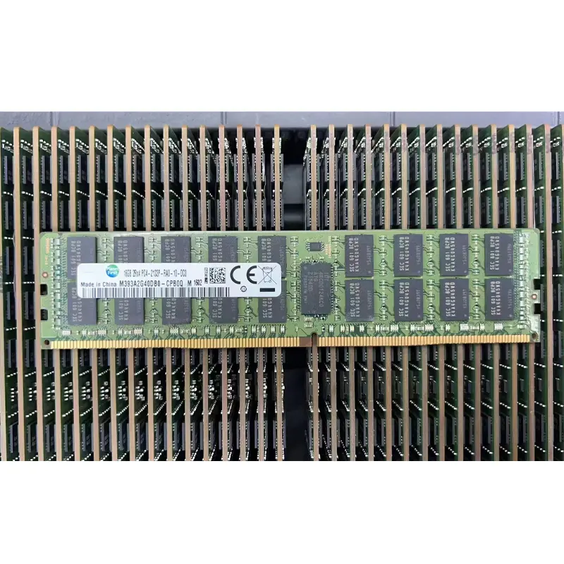 ذاكرة وصول عشوائي للخادم ddr4 سعة 16 جيجابايت 2400 ميجاهرتز M393A2G40DB1-CRC RDIMM ECC ddr4 وحدة ذاكرة وصول عشوائي سعة 16 جيجابايت