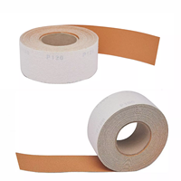 En stock – Rouleau de papier abrasif long de 20 yards, largeur 2-3/4 po, grain 60/80/100, auto-agrippant, oxyde d'aluminium céramique pour carrosserie automobile, bois et métal