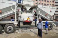 Prêt à l'emploi CE ISO Modèle spécial machines de construction mobile mini centrale à béton prix