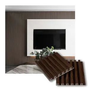 WPC新款彩色木炭百叶窗室内装饰WPC 3D其他壁纸/墙板装饰