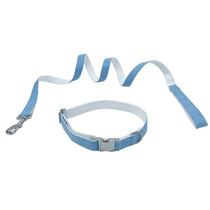 SinSky tinta unita eco-friendly canapa per animali domestici guinzaglio collare per cani Set guinzaglio per cani con guinzaglio abbinato e set di fibbia per imbracatura - Product Image 5