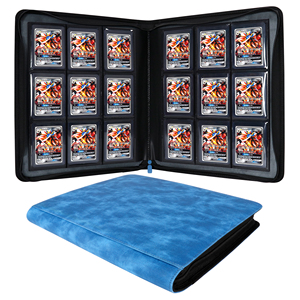 12-Set Unique PU Leather Trading Toploader Binder <span class=keywords><strong>Album</strong></span> 9-Pockets Book Impresión personalizada Colorido 9-Pockets Book Premium Top - Product Image 2