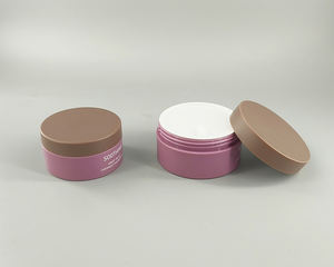 Pot de crème PP violet mat doux au toucher large ouverture vide pour hydratant de nuit baume apaisant gommage du corps - Product Image 6