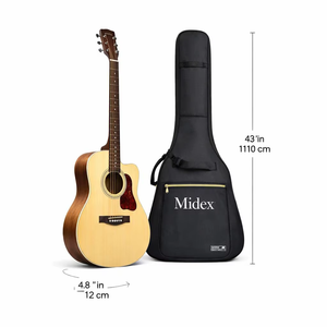 Support de guitare acoustique de voyage classique imperméable recommandé par Midex - Product Image 2