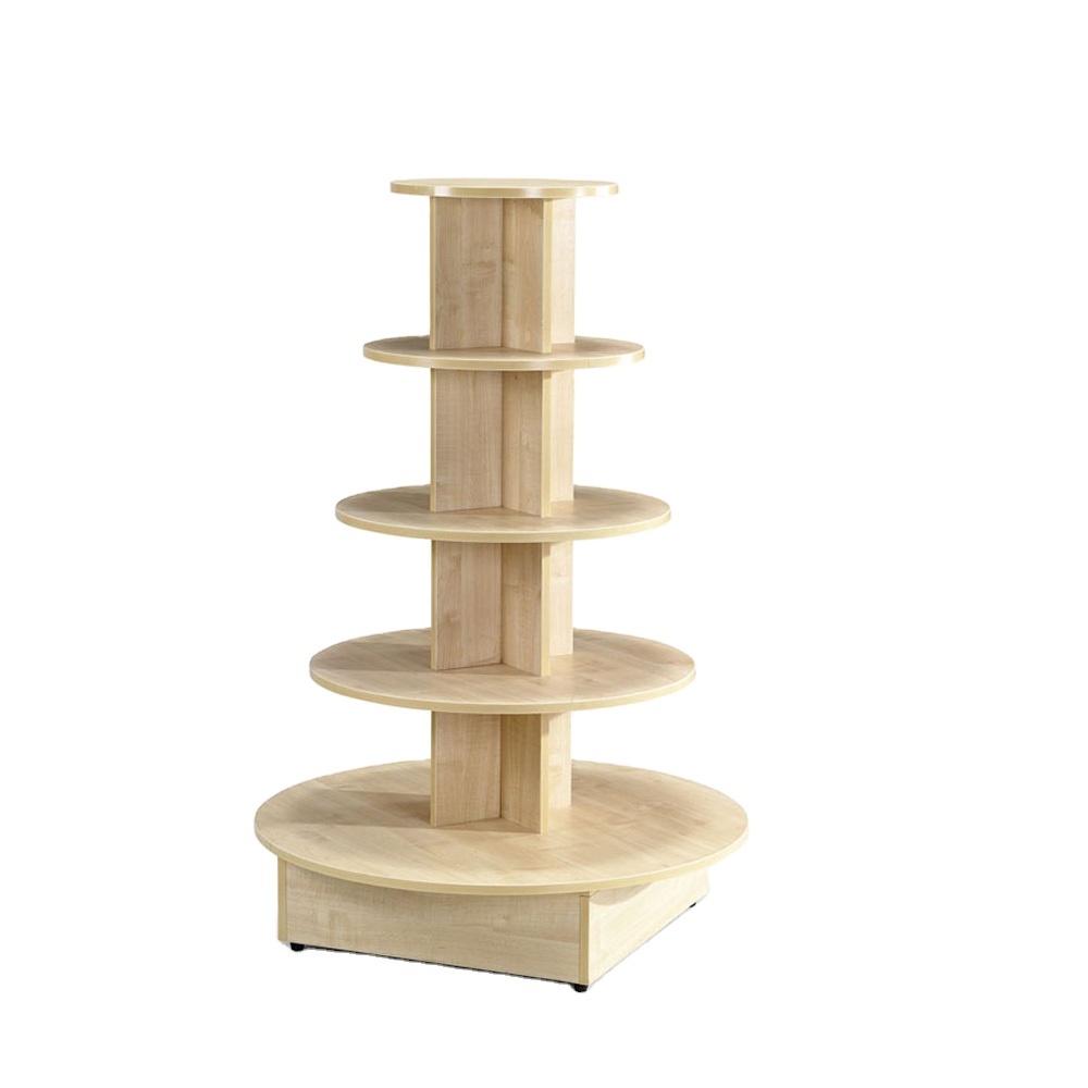 Hot Selling Double-sided Garment Rack MDF Material Store Display for Clothing Store — view 2