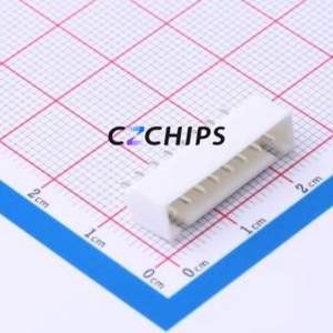 WAFER-HA2.54-8PZZ Wire-to-Board Pin Header Through hole Component (THT),P=2.5mm Connector 1x8P 2.5mm Through Hole XHB - Product Image 1