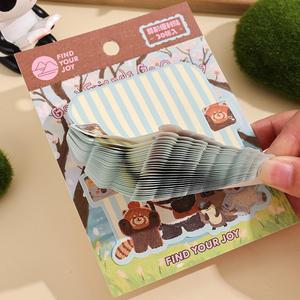 โน้ตติดกาวรูปพิเศษสำหรับเพื่อนรักในการออกนอกบ้านหลายหน้าน่ารักพร้อมกระดาษหนาคุณภาพสำหรับไปโรงเรียนในสำนักงาน - Product Image 4