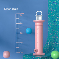 100Ml Draagbare Herbruikbare Fruitpuree Persen Voedsel Vulapparaat Dispenser Baby Squeeze Zakje Fruit Puree Vulbuis Voor Kinderen