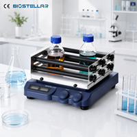 Agitateur Rotatif Numérique BIOSTELLAR BS-SR10 pour Laboratoire avec Moteur Sans Balais 100-500 tr/min 40-350 tr/min Contrôle Numérique