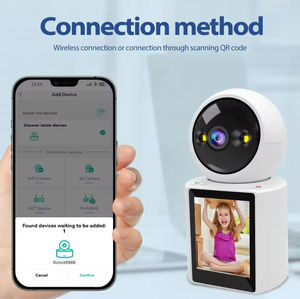 Monitor para Bebés con Sensor CMOS de 3MP, WiFi, Seguimiento Automático, Audio Bidireccional, Detección de Movimiento, Cámara Domo PTZ - Product Image 3