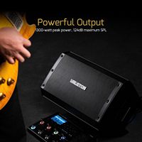Haut-parleur actif Valeton 10 pouces 2 voies FRFR 1300 watts pour guitare/basse, multi-effets et modulateurs d'ampli, fabriqué aux États-Unis avec le logo VALETON