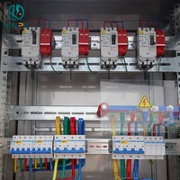 Gabinete de Distribución Eléctrica Completo de Acero Inoxidable, Tablero de Distribución Trifásico para Plantas de Energía Fotovoltaica
