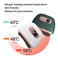 Outil de massage facial rechargeable par USB, thérapie chaude et froide, planche de massage à température constante, soin de la peau à micro-courant