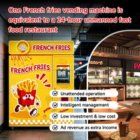 Fábrica YISO fabrica máquinas expendedoras automáticas de papas fritas frescas para uso comercial, máquinas automáticas de papas fritas.