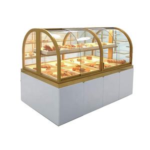 Présentoir de pain en verre en bois personnalisé vitrine de pain de <span class=keywords><strong>boulangerie</strong></span> - Product Image 2