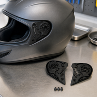Kit de plaque de base de visière de casque de moto de remplacement, compatible avec FF351 FF352 FF369 FF384 FF802