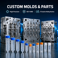 Solution clé en main pour le moulage par injection de tubes de centrifugation médicaux à cavités multiples et à canaux chauds