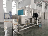 Laveuse industrielle haute pression de qualité alimentaire pour caisses, plateaux et paniers - Nouvelle machine de nettoyage automatique