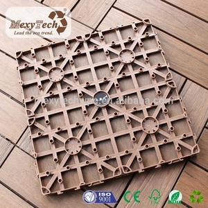 Grande Sconto nel Mese di Settembre Tetto WPC Incastro FAI DA TE Resistenza AI RAGGI UV A Buon Mercato Giardino di Co-Estrusione Deck Piastrelle - Product Image 4