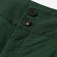 Pantalon large 100% soie de mûrier pour femme, nouvelle collection été, taille haute, coupe ajustée, vert foncé, pantalon court en soie, élégant et décontracté, style culotte