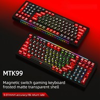 Custom Service OEM/ODM 98% Mechanical Keyboard Factory RGB Backlit Hot-swap Magnetic Switch Gaming Keyboard Wired
