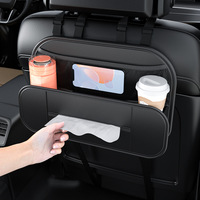 Nouvel Organisateur de Rangement pour Voiture, Sac de Rangement pour Sièges Arrière, Accessoire Intérieur Universel en Cuir, Style A, Fabriqué en Chine
