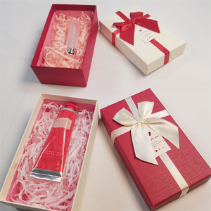 Boîte cadeau en carton écologique pour bijoux, boîte cadeau de Noël avec ruban, boîte cadeau de Noël - Product Image 5