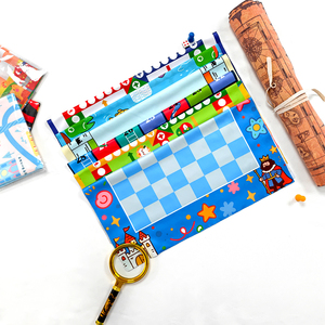 Tapete de Juego <span class=keywords><strong>Ludo</strong></span> de Tela Impresa Personalizada, Lavable, con Patrón de Serpientes y Escaleras, Enrollable, Portátil, Antideslizante, con Reverso de Silicona, Venta al Por Mayor - Product Image 1