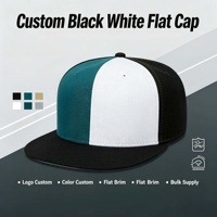 Casquette Snapback Unisexe Personnalisée à 6 Panneaux, Visière Plate, Épissure de Couleurs Multiples, Vente en Gros, Style Street Hip Hop