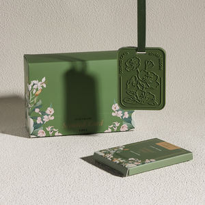 Ambientador de bolsita de <span class=keywords><strong>perfume</strong></span> de alta intensidad con tarjeta de fragancia duradera para armario de coche, hoja de yeso perfumada pequeña, regalo - Product Image 4