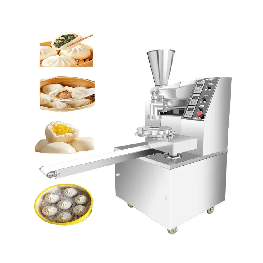 Hot sale momo making machine steamed stuffing bun momo filling making machine steam bun making machine