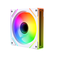 Kipas Pendingin CPU ARGB 120mm 2026 untuk PC dengan Lampu LED, Kipas Casing Komputer Gaming PC Hydro Bearing ARGB, Casing Gaming