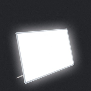 Bảng Điều Khiển Bằng Kính Bàn <span class=keywords><strong>Top</strong></span> Stand <span class=keywords><strong>Bracket</strong></span> Nhà Hàng LED Menu Board Hiển Thị Hộp Đèn Quảng Cáo Siêu Mỏng - Product Image 6