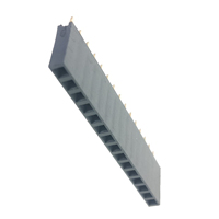 Enchufe de cabecera hembra de una sola fila de 2,54mm Conector de enchufe PCB 1*15P Cabezal hembra