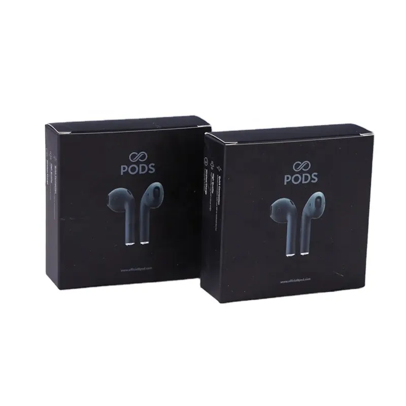 Draadloze Oordopjes Oordopjes Doos Voor Apple Airpods Pro Hoofdtelefoon Zwart Verpakking Custom Logo