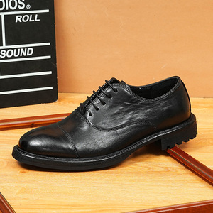High-Quality Hand-Sewn Leather Shoes Engraved for <b>Men</b> Formal Shoes for <b>Men</b> Casual <b>Dress</b> Shoes For <b>Men</b> - Product Image 3